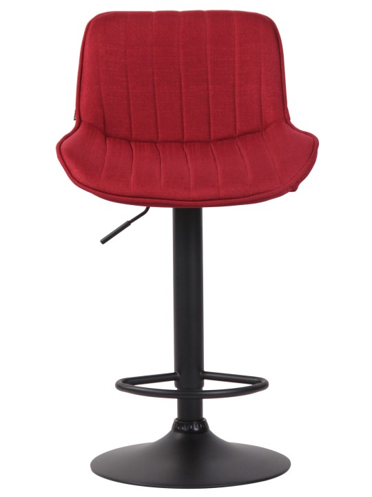 Barkruk Lentini stof, rood