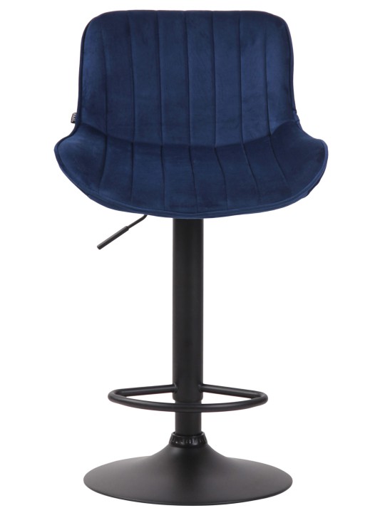 Barkruk Lentini fluweel, blauw Barkruk Lentini fluweel, blauw