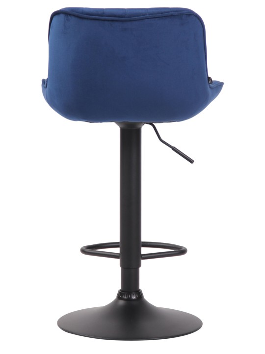 Barkruk Lentini fluweel, blauw Barkruk Lentini fluweel, blauw