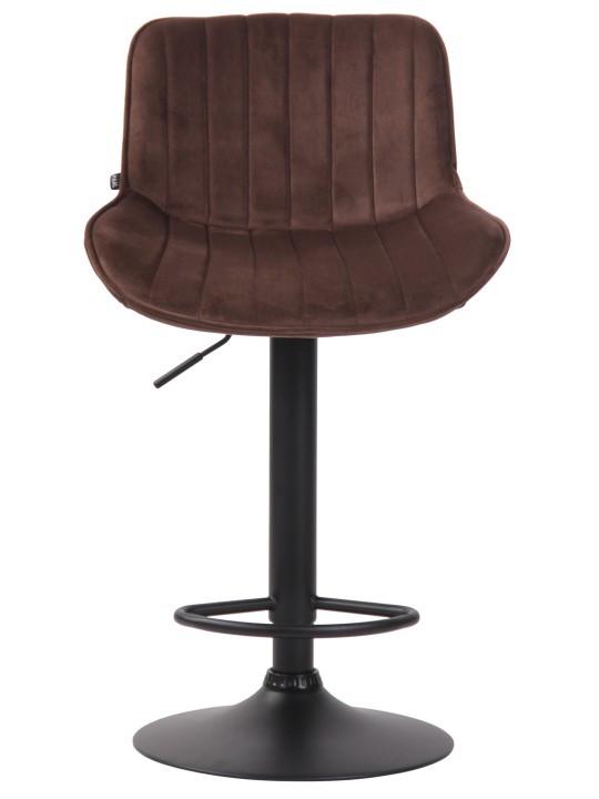 Barkruk Lentini fluweel, bruin Barkruk Lentini fluweel, bruin