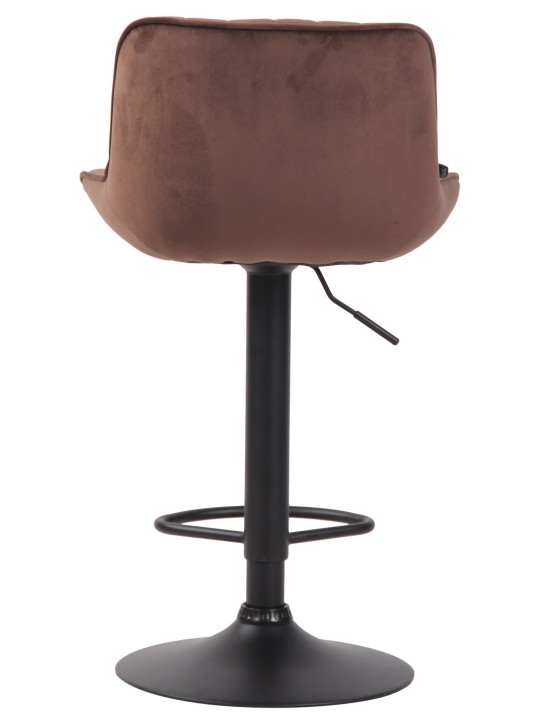 Barkruk Lentini fluweel, bruin Barkruk Lentini fluweel, bruin