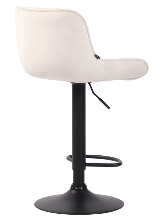 Barkruk Lentini fluweel, crème Barkruk Lentini fluweel, crème