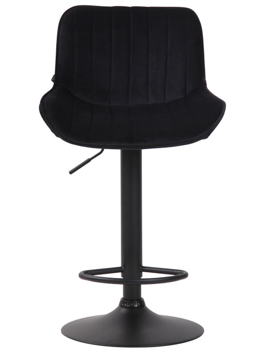 Barkruk Lentini fluweel, zwart Barkruk Lentini fluweel, zwart