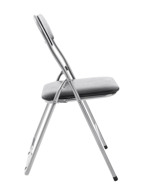 Klapstoel Felix, zwart/zilver Klapstoel Felix, zwart/zilver