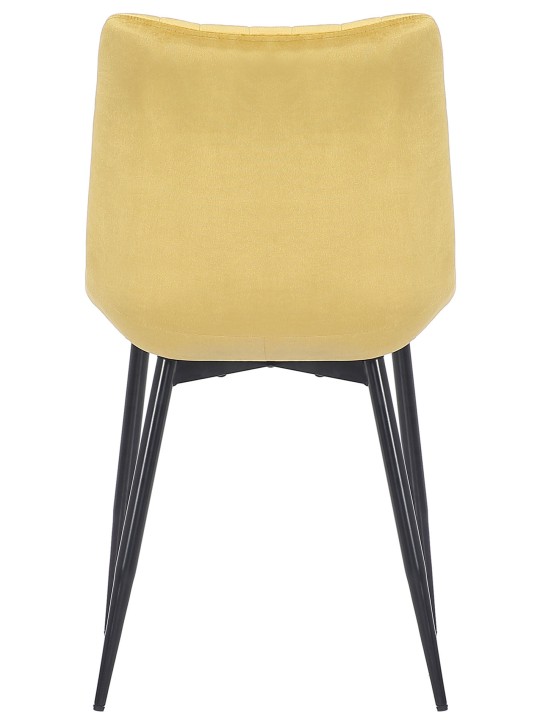 Stoel Rahden fluweel, geel