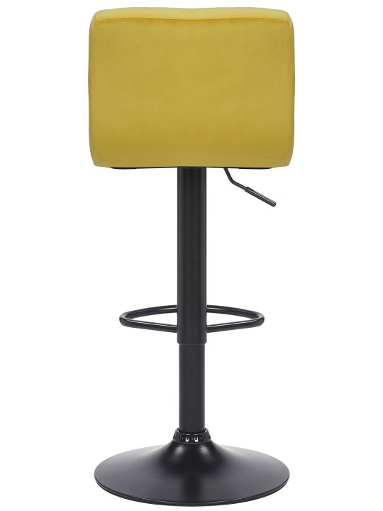 Set van 2 barkrukken Feni fluweel, geel Set van 2 barkrukken Feni fluweel, geel