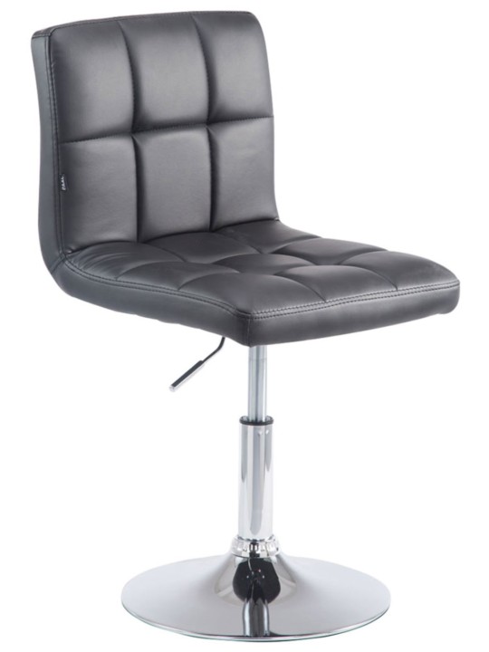 Set van 4 barkrukken Palma V2, zwart