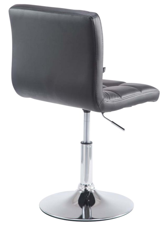 Set van 4 barkrukken Palma V2, zwart