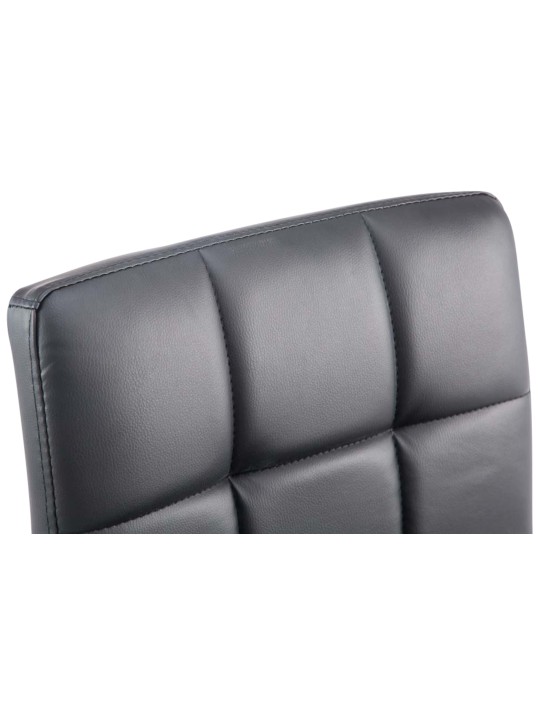 Set van 4 barkrukken Palma V2, zwart