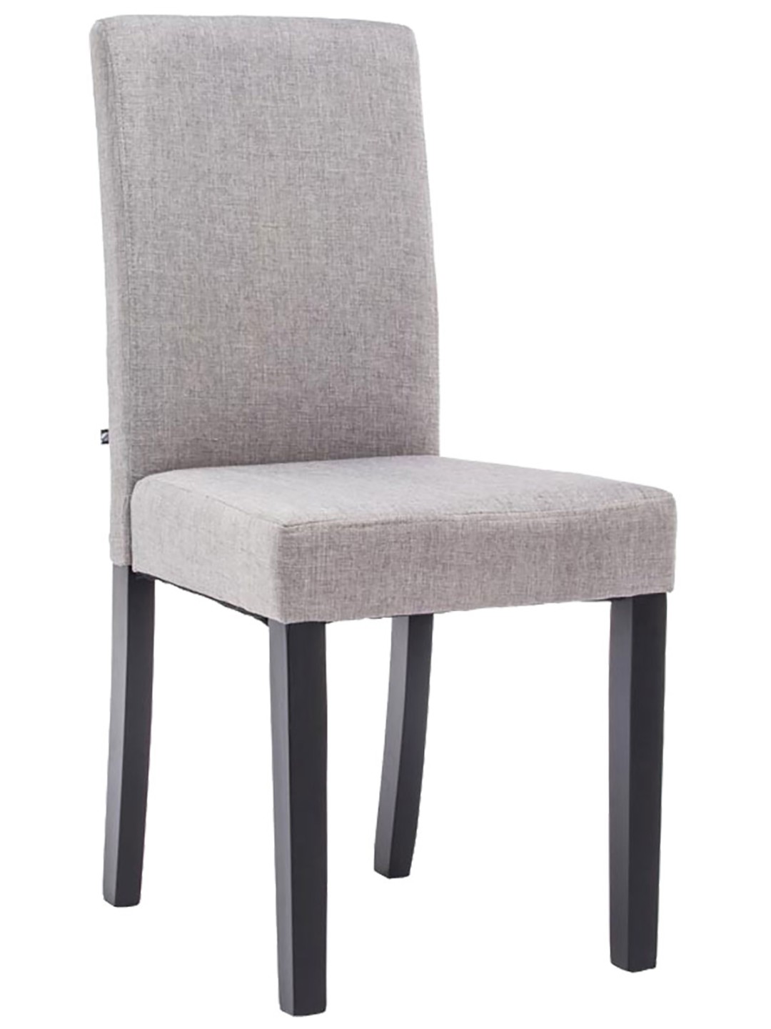 Eetkamerstoel Ina stof, lichtgrijs