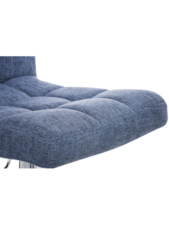 Set van 2 barkrukken Peru FABRIC C, blauw