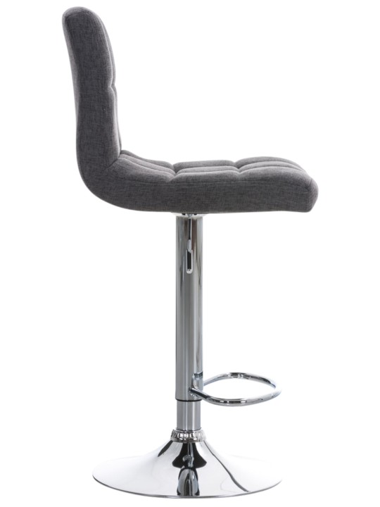 Set van 2 barkrukken Peru FABRIC C, lichtgrijs