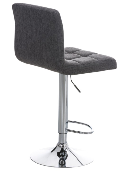 Set van 2 barkrukken Peru FABRIC C, lichtgrijs