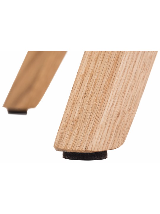 Stoel Pegleg stof Vierkant naturel, blauw Stoel Pegleg stof Vierkant naturel, blauw