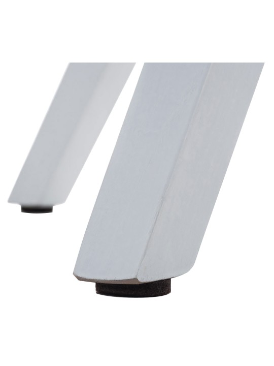 Stoel Pegleg Stof Vierkant, blauw