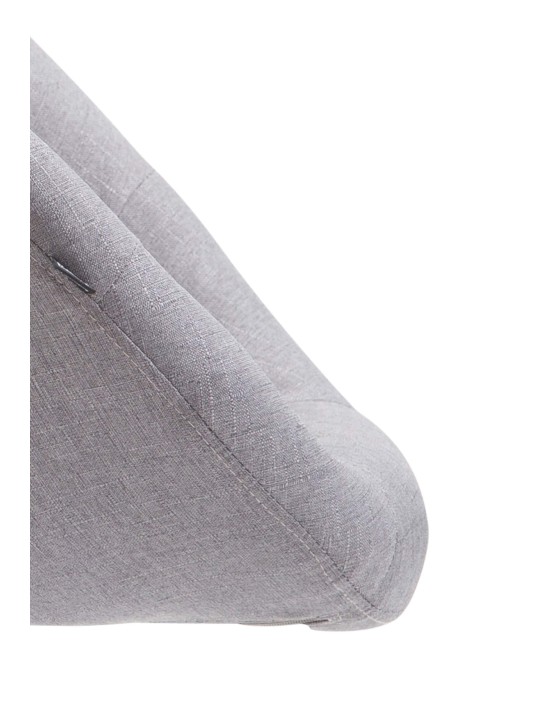 Barkruk London V2 stof chroom, grijs