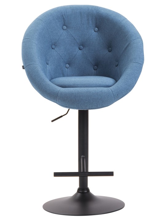 Barkruk London V2 stof, blauw