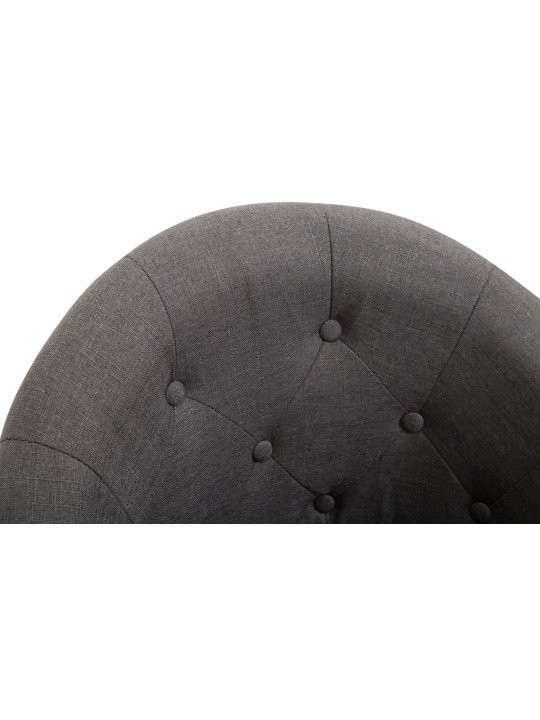 Barkruk London V2 stof, donkergrijs