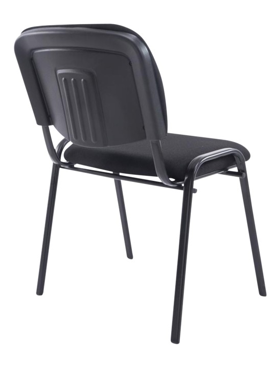 Set van 4 stoelen XL Ken stof, zwart