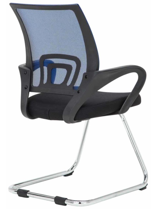 Set van 2 bezoekersstoelen Eureka, blauw