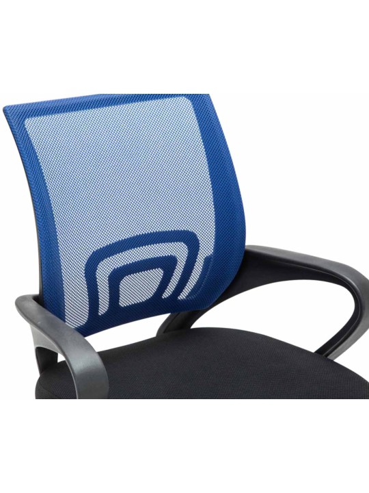 Set van 2 bezoekersstoelen Eureka, blauw