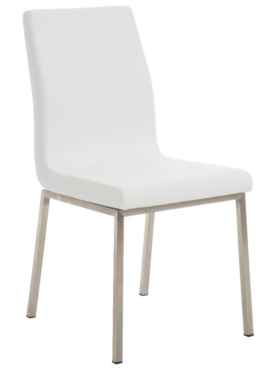 Set van 2 eetkamerstoelen Colmar, wit