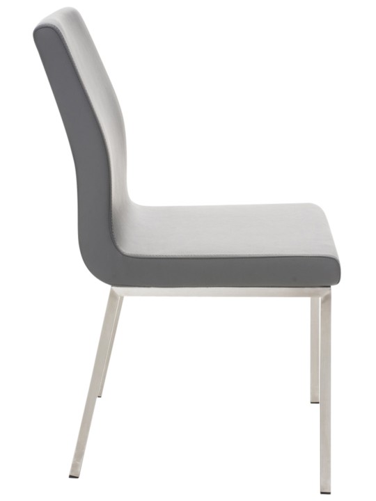 Set van 2 eetkamerstoelen Colmar, grijs