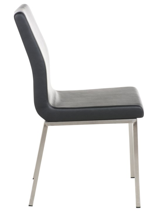 Set van 2 eetkamerstoelen Colmar, zwart