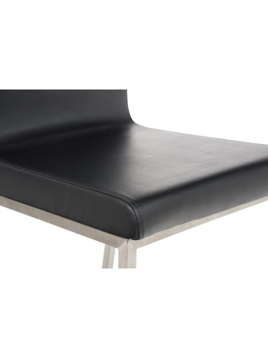 Set van 2 eetkamerstoelen Colmar, zwart