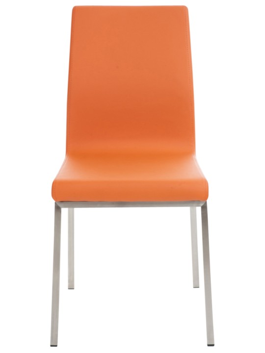 Set van 2 eetkamerstoelen Colmar, oranje Set van 2 eetkamerstoelen Colmar, oranje