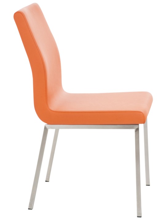 Set van 2 eetkamerstoelen Colmar, oranje Set van 2 eetkamerstoelen Colmar, oranje