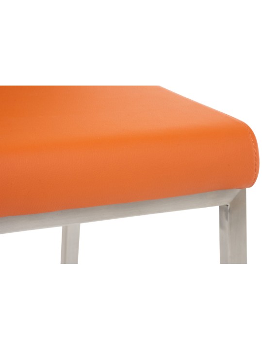 Set van 2 eetkamerstoelen Colmar, oranje Set van 2 eetkamerstoelen Colmar, oranje