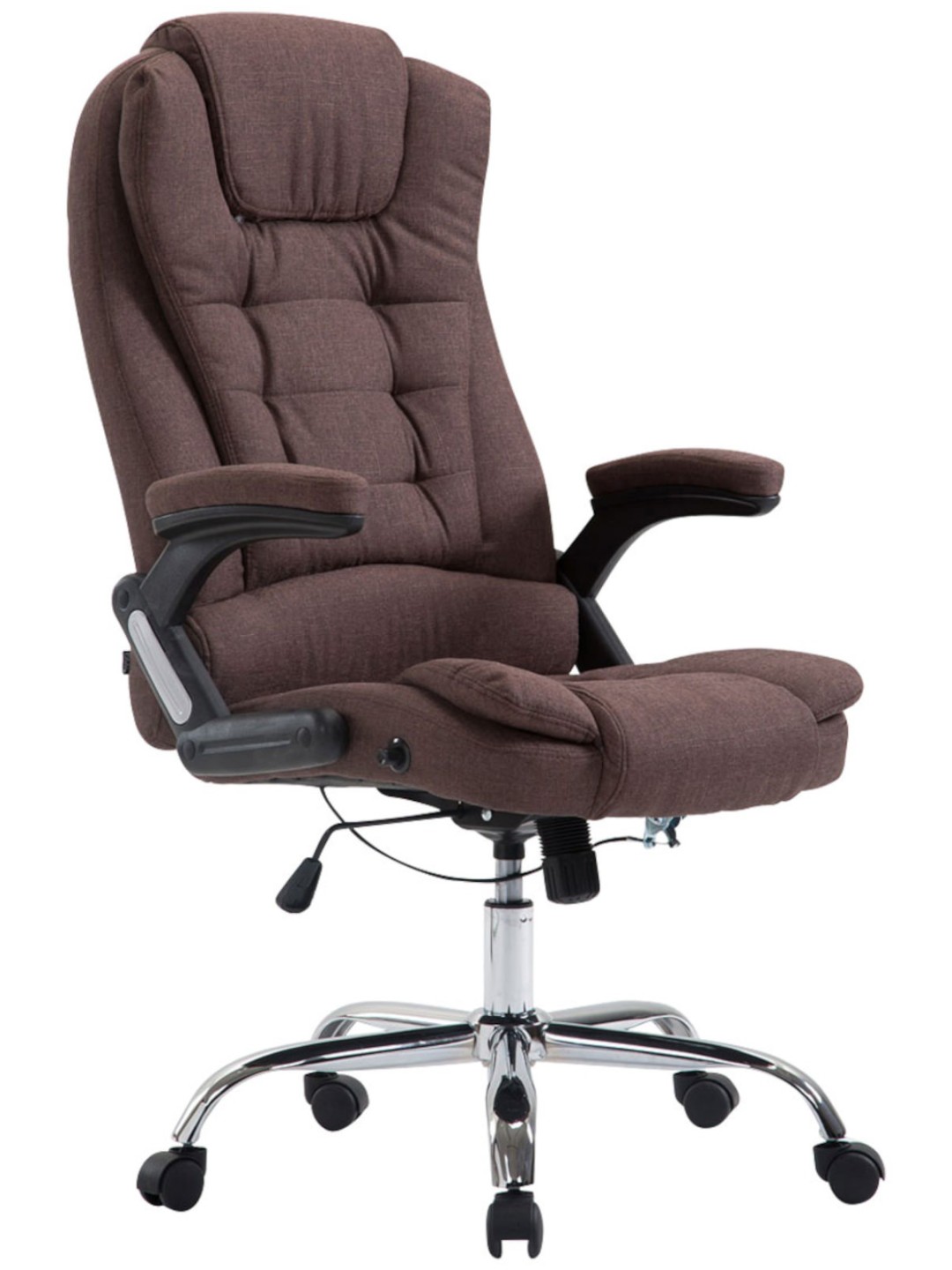 Bureaustoel Thor stof, bruin