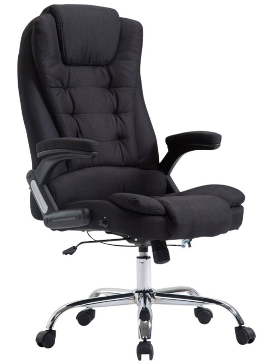 Bureaustoel Thor stof, zwart