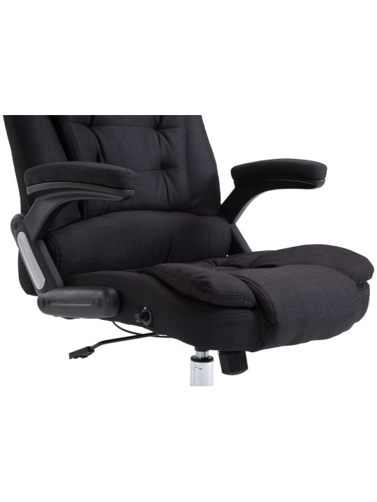 Bureaustoel Thor stof, zwart