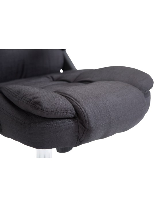 Bureaustoel Thor stof, zwart