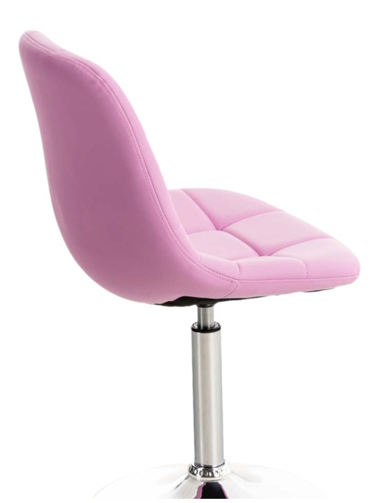 Set van 2 stoelen Emil kunstleer, roze Set van 2 stoelen Emil kunstleer, roze