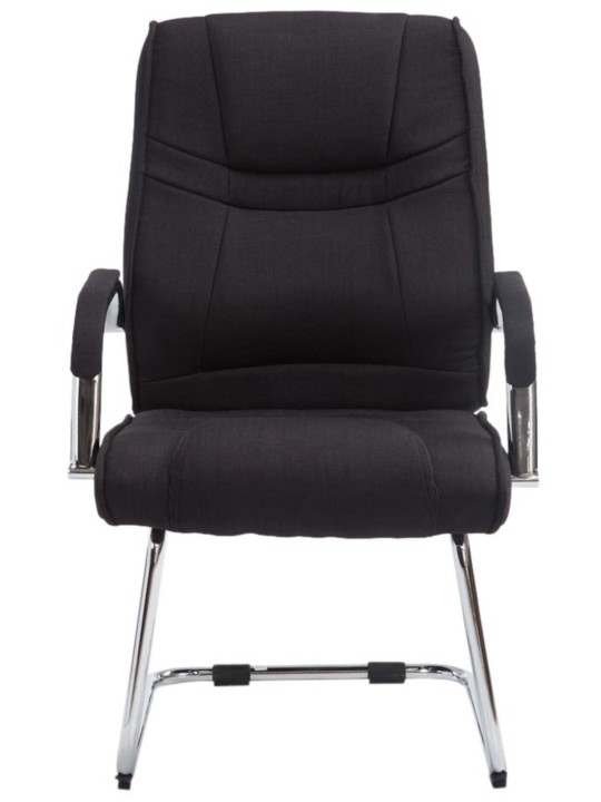 Set van 2 stoelen Attila stof, zwart