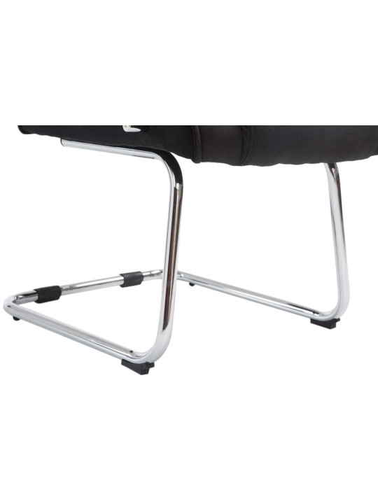 Set van 2 stoelen Attila stof, zwart