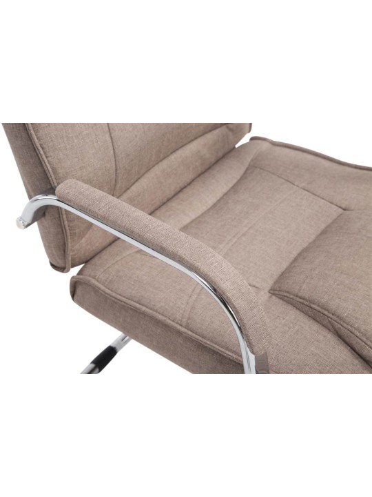 Set van 2 stoelen Attila stof, taupe