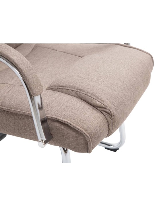 Set van 2 stoelen Attila stof, taupe