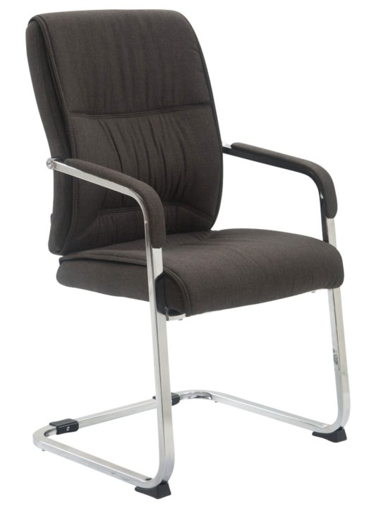 Set van 2 sledestoelen XL Anubis stof, donkergrijs