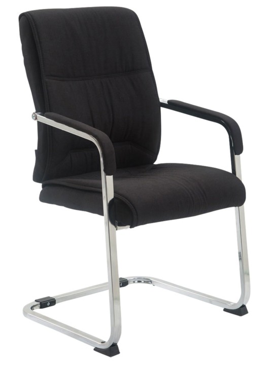 Set van 2 sledestoelen XL Anubis stof, zwart