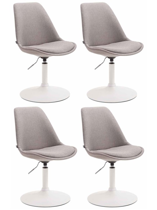 Set van 4 stoelen Maverick W stof, grijs