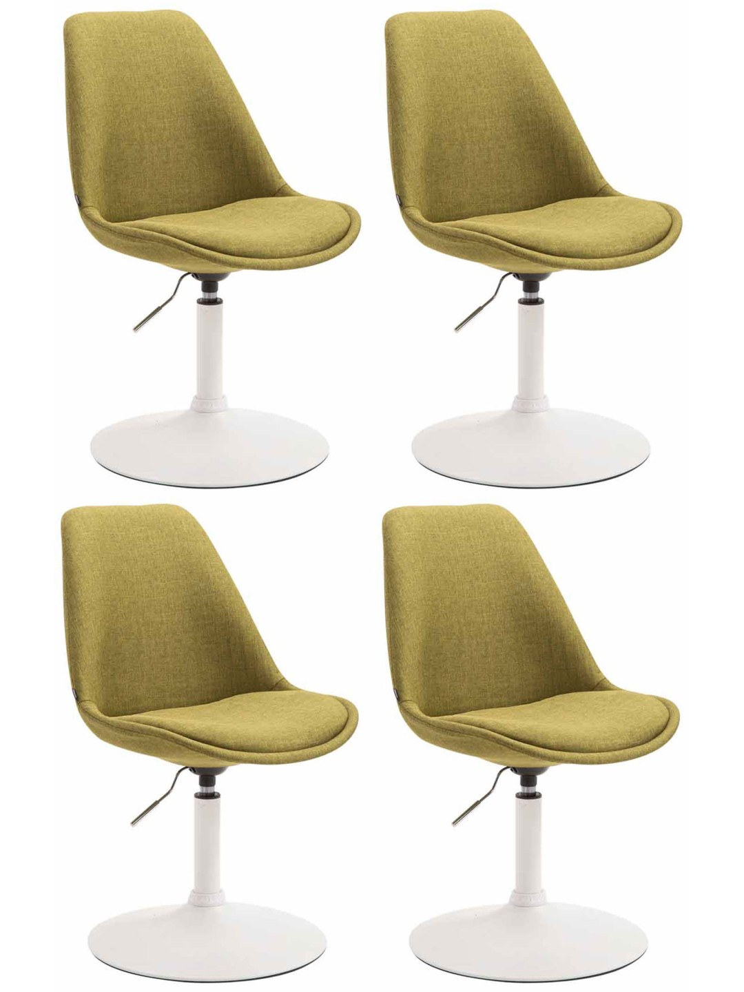 Set van 4 stoelen Maverick W stof, groen