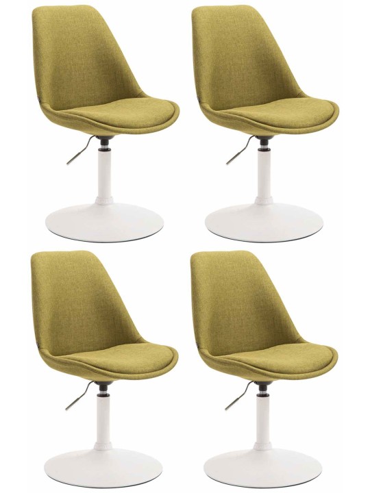 Set van 4 stoelen Maverick W stof, groen Set van 4 stoelen Maverick W stof, groen