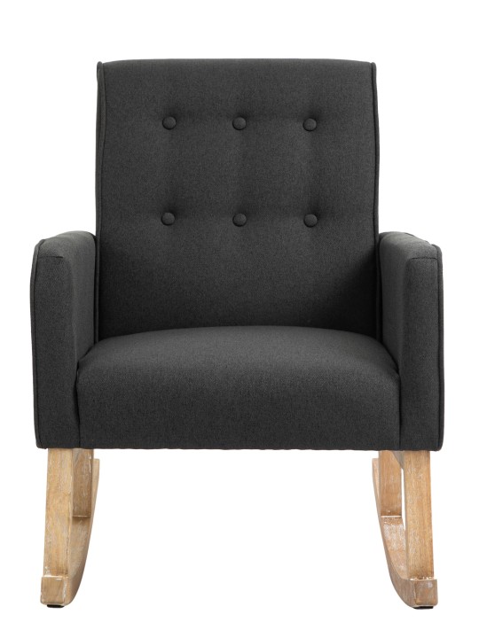 Schommelstoel Dream stof, donkergrijs