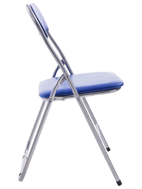 Set van 2 klapstoelen Felix, blauw/zilver