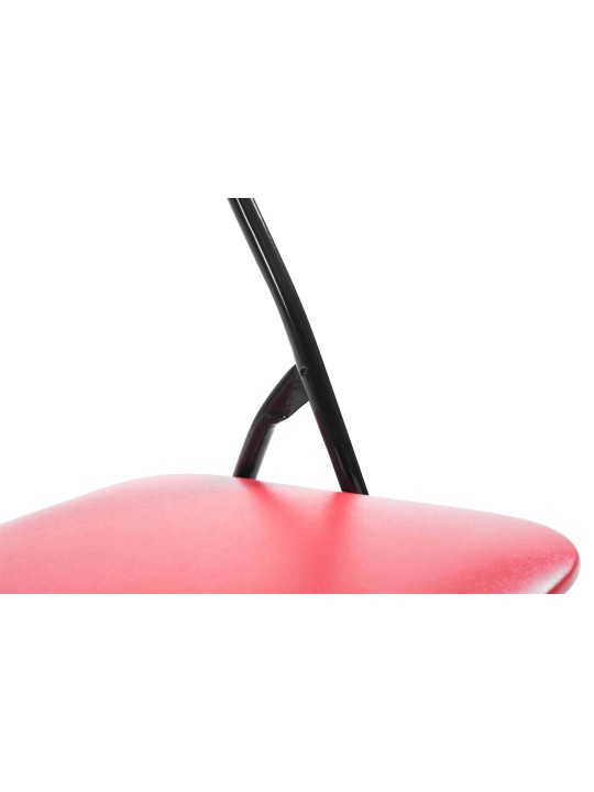 Set van 2 klapstoelen Felix, rood/zwart Set van 2 klapstoelen Felix, rood/zwart