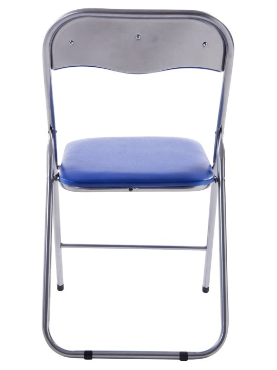 Set van 2 klapstoelen Felix, blauw/zilver